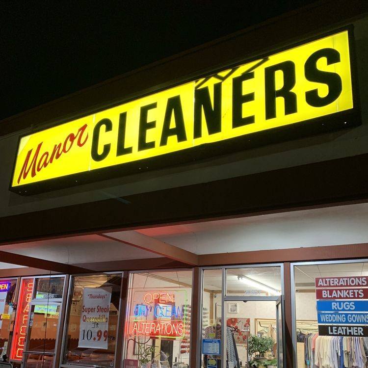 Manor Cleaner — attended drop-off laundry counter at 4663 N Manor Ave in Albany Park, Chicago