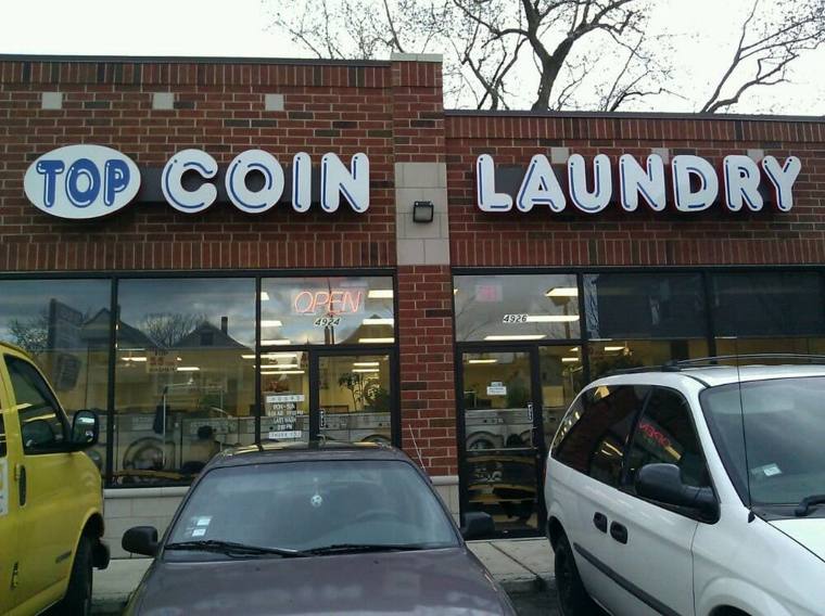 Top Coin Laundry — self-service washers and dryers at 4926 N Pulaski Rd in Albany Park, Chicago