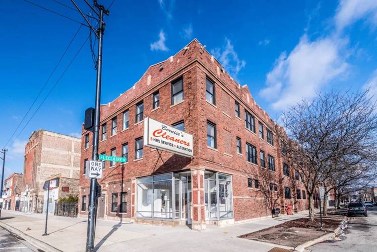 Bernices Cleaners — attended drop-off laundry counter at 5100 W Madison St in Austin, Chicago
