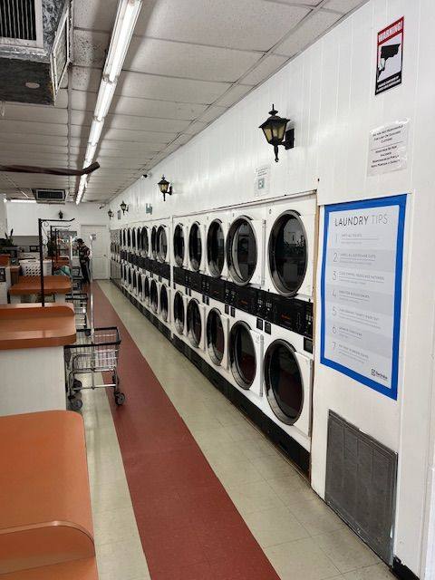 Self Laundry Inc. — attended drop-off laundry counter at 3000 N Laramie Ave in Belmont Cragin, Chicago