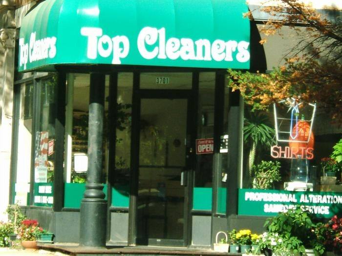 Tip-Top Cleaners — attended drop-off laundry counter at 1872 N Damen Ave in Bucktown, Chicago