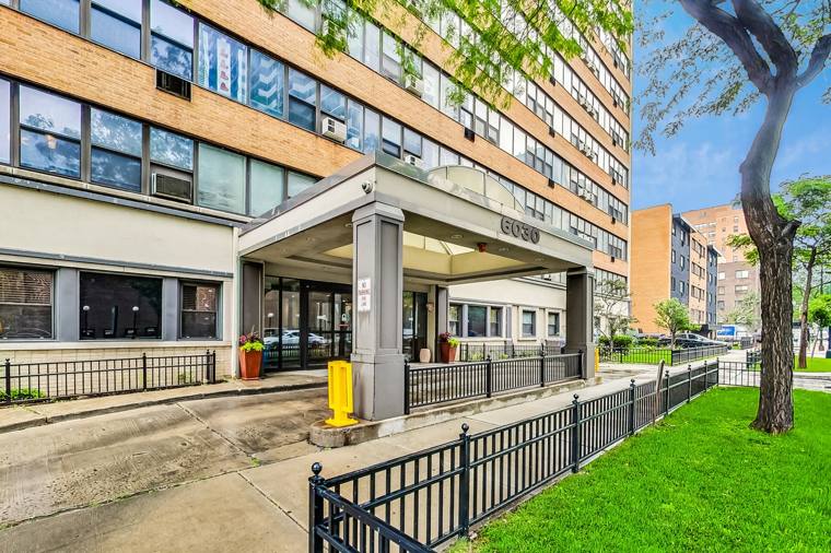 Angel Cleaners — attended drop-off laundry counter at 6030 N Sheridan Rd in Edgewater, Chicago