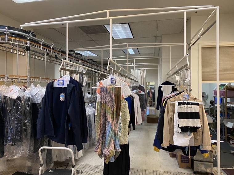 Lake Shore Cleaners & Laundry — attended drop-off laundry counter at 1035 W Granville Ave in Edgewater, Chicago
