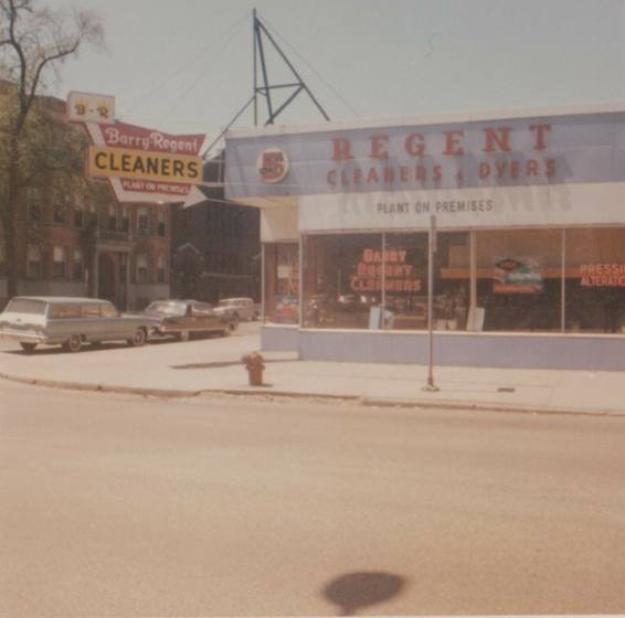 Barry-Regent Dry Cleaners — attended drop-off laundry counter at 3000 N Broadway in Lakeview, Chicago