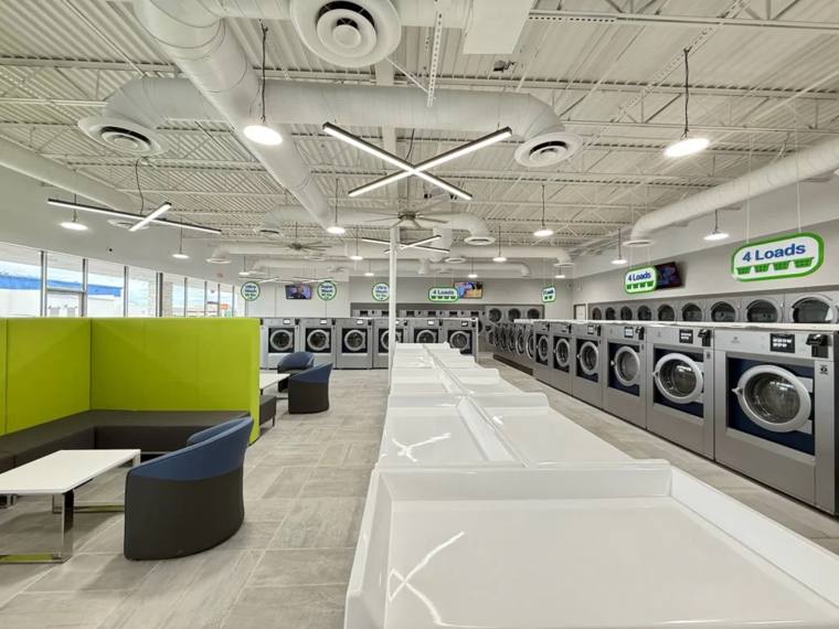 X-Press Cleaners — attended drop-off laundry counter at 2615 N Halsted St #1 in Lincoln Park, Chicago