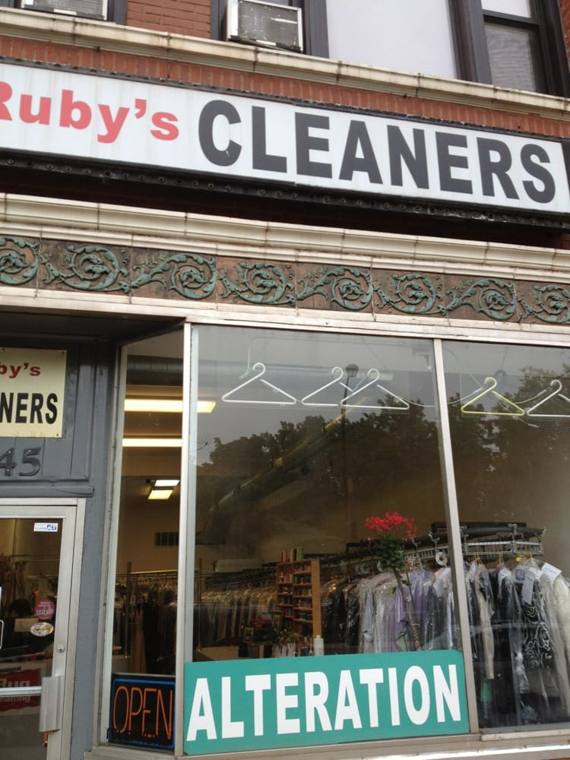 Ruby's Cleaners — attended drop-off laundry counter at 3145 W Logan Blvd in Logan Square, Chicago