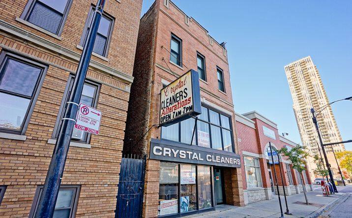 Crystal Cleaners — attended drop-off laundry counter at 1556 N LaSalle Dr in Near North Side, Chicago