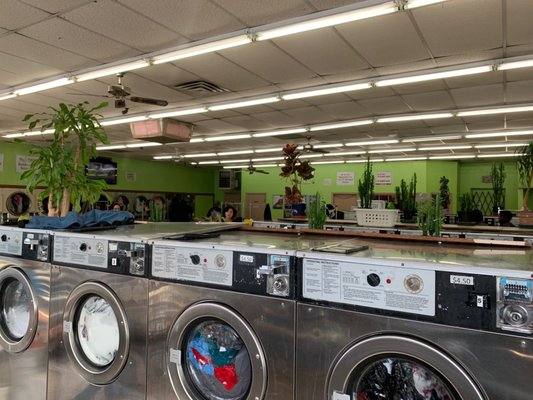 Clark Street Cleaners — attended drop-off laundry counter at 900 S Clark St in South Loop, Chicago