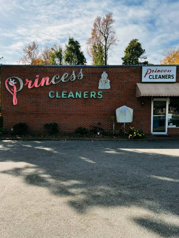 Princess Cleaners — attended drop-off laundry counter at 4136 N Broadway in Uptown, Chicago